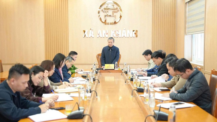 Xã An Khánh nghe báo cáo công tác chống buôn lậu, gian lận thương mại và hàng giả trên địa bàn- Ảnh 5.