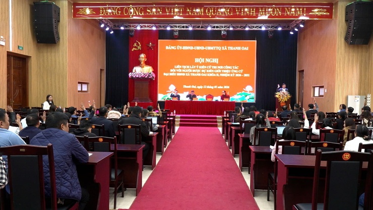 Xã Thanh Oai: Lấy ý kiến cử tri với người được dự kiến giới thiệu ứng cử đại biểu HĐND xã khóa II, nhiệm kỳ 2026 – 2031- Ảnh 7.