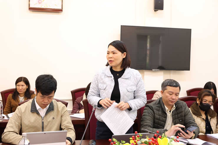 Thường trực Đảng ủy xã Vân Đình làm việc với Phòng Kinh tế và Ban Quản lý dự án Đầu tư - Hạ tầng- Ảnh 4.