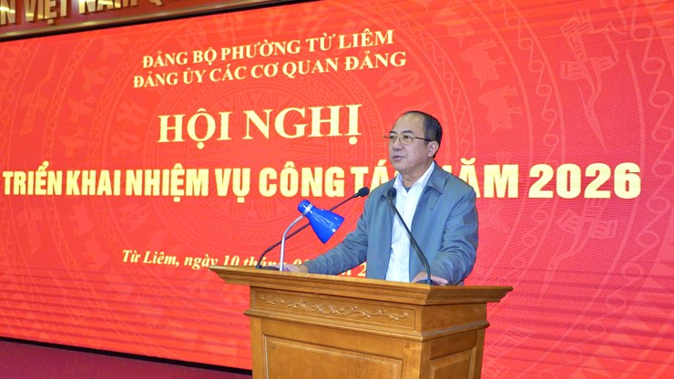 Đảng ủy các cơ quan Đảng phường Từ Liêm triển khai nhiệm vụ công tác năm 2026 và khen thưởng các tập thể, cá nhân tiêu biểu- Ảnh 2.