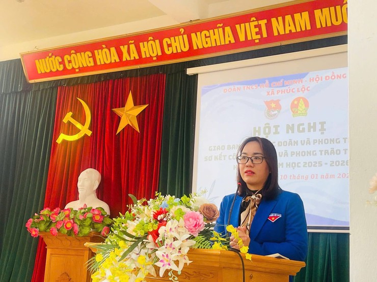 Hội nghị giao ban công tác Đoàn, sơ kết công tác Đội và phong trào thiếu nhi học kỳ I, năm học 2025–2026- Ảnh 1.