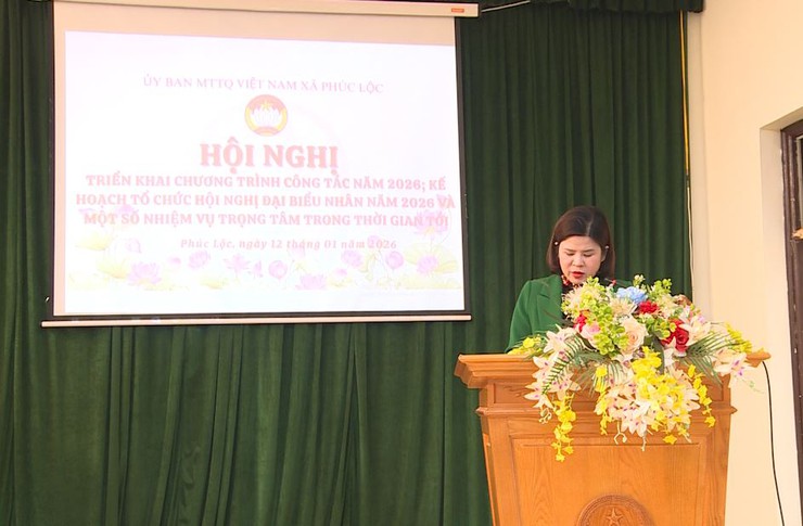 Ủy ban Mặt trận Tổ quốc Việt Nam xã tổ chức Hội nghị triển khai chương trình công tác năm 2026- Ảnh 5.