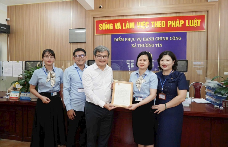 Chuyển đổi số, tạo đột phá trong cải cách hành chính ở xã Thường Tín- Ảnh 4.