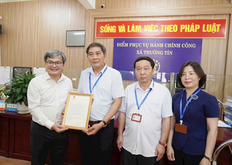 Chuyển đổi số, tạo đột phá trong cải cách hành chính ở xã Thường Tín- Ảnh 3.