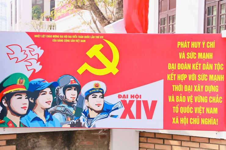 Phú Nghĩa trang hoàng chào mừng Đại hội Đảng lần thứ XIV- Ảnh 7.