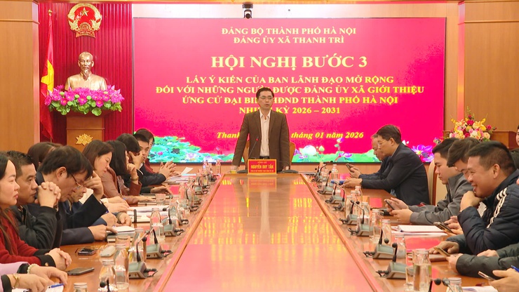 Tăng cường dân chủ trong giới thiệu nhân sự ứng cử đại biểu HĐND Thành phố tại xã Thanh Trì- Ảnh 1.