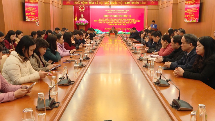 Tăng cường dân chủ trong giới thiệu nhân sự ứng cử đại biểu HĐND Thành phố tại xã Thanh Trì- Ảnh 3.