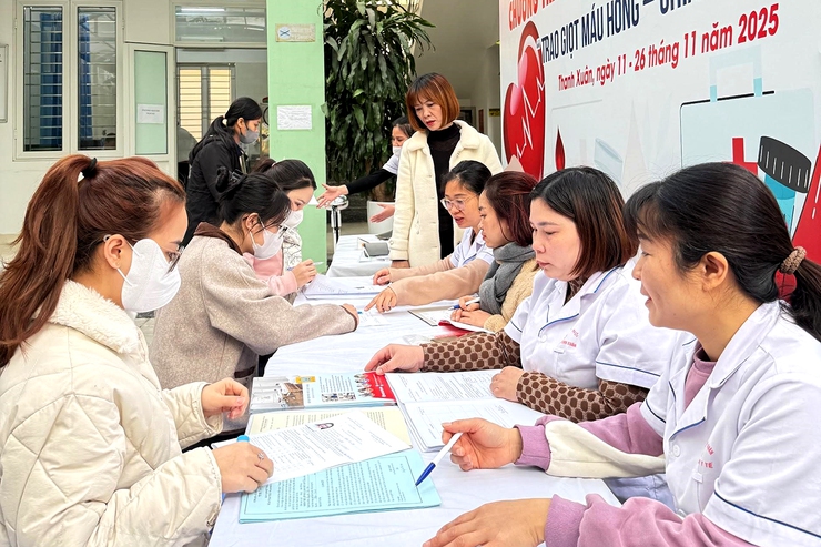 Phường Thanh Xuân tổ chức khám sức khỏe an toàn thực phẩm cho các cơ sở giáo dục trên địa bàn phường- Ảnh 4.