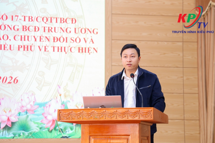 Xã Kiều Phú quán triệt Thông báo kết luận số 17 của Tổng Bí thư Tô Lâm về nghị quyết 57, tạo chuyển biến mạnh mẽ trong phát triển khoa học, công nghệ và chuyển đổi số giai đoạn mới- Ảnh 5.