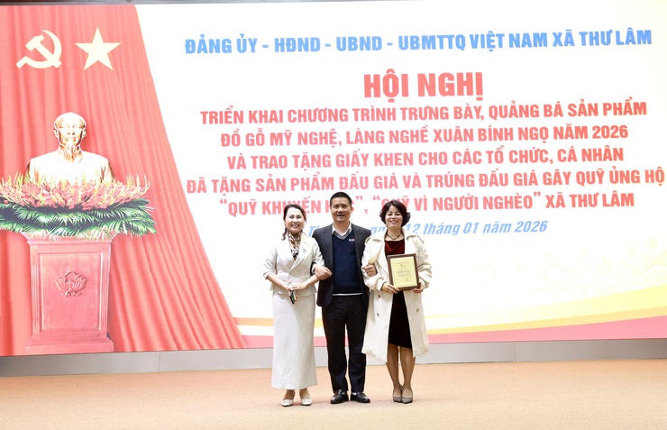 XÃ THƯ LÂM TRIỂN KHAI CHƯƠNG TRÌNH TRƯNG BÀY, QUẢNG BÁ SẢN PHẨM ĐỒ GỖ MỸ NGHỆ LÀNG NGHỀ XUÂN BÍNH NGỌ NĂM 2026- Ảnh 7.