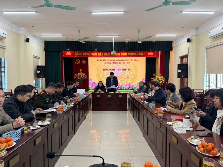 Phường Yên Hòa kiện toàn nhân sự Phó Bí thư Thường trực Đảng ủy nhiệm kỳ 2025-2030- Ảnh 1.