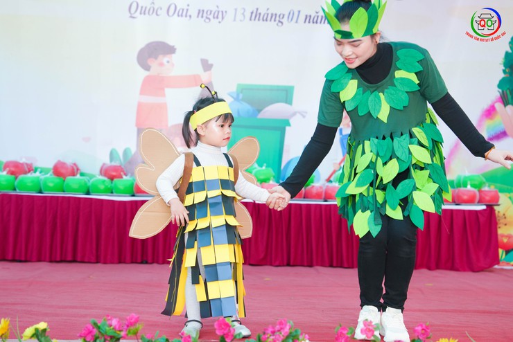 TRƯỜNG MẦM NON QUỐC OAI - TỔ CHỨC CHƯƠNG TRÌNH "BÉ CHUNG TAY BẢO VỆ MÔI TRƯỜNG" NĂM HỌC 2025 – 2026"- Ảnh 12.