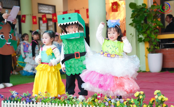 TRƯỜNG MẦM NON QUỐC OAI - TỔ CHỨC CHƯƠNG TRÌNH "BÉ CHUNG TAY BẢO VỆ MÔI TRƯỜNG" NĂM HỌC 2025 – 2026"- Ảnh 15.