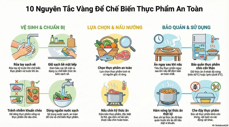 10 nguyên tắc vàng – để mỗi bữa ăn đều là niềm vui an toàn- Ảnh 1.