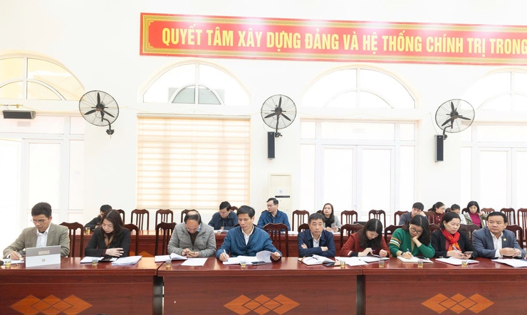 Ban Thường vụ Đảng ủy xã Ứng Thiên triển khai nhiệm vụ công tác bầu cử đại biểu Quốc hội khóa XVI và đại biểu HĐND các cấp, nhiệm kỳ 2026–2031- Ảnh 4.