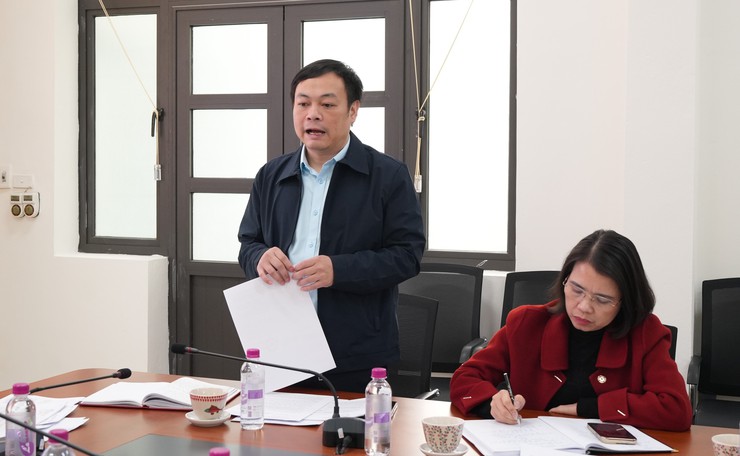 Thường trực Đảng uỷ xã Bát Tràng làm việc với các cơ quan tham mưu, giúp việc của Đảng uỷ về nhiệm vụ công tác trọng tâm năm 2026- Ảnh 2.