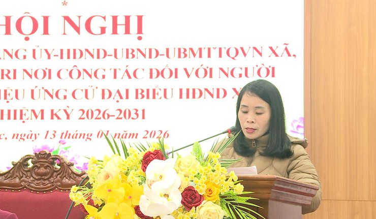 Xã Phúc Lộc tổ chức Hội nghị liên tịch lấy ý kiến cử tri nơi công tác đối với người được giới thiệu ứng cử đại biểu HĐND xã nhiệm kỳ 2026-2031- Ảnh 3.