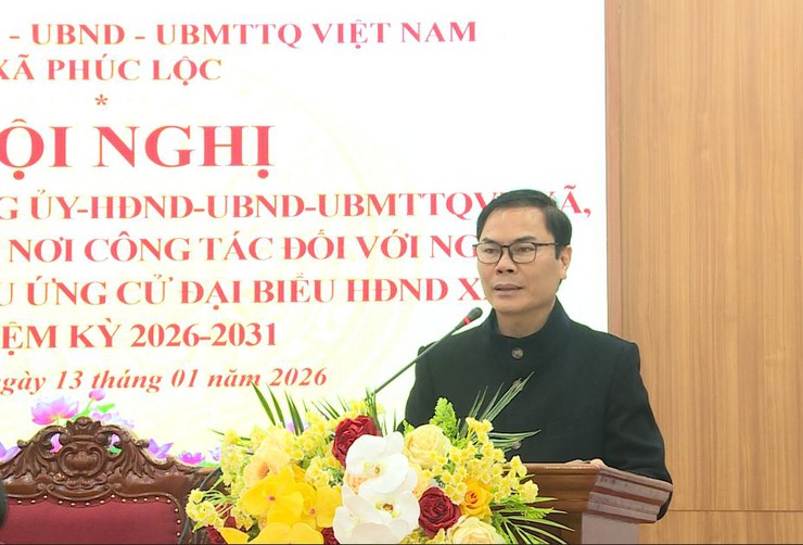 Xã Phúc Lộc tổ chức Hội nghị liên tịch lấy ý kiến cử tri nơi công tác đối với người được giới thiệu ứng cử đại biểu HĐND xã nhiệm kỳ 2026-2031- Ảnh 6.