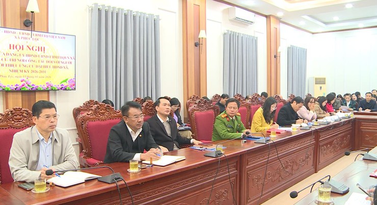 Xã Phúc Lộc tổ chức Hội nghị liên tịch lấy ý kiến cử tri nơi công tác đối với người được giới thiệu ứng cử đại biểu HĐND xã nhiệm kỳ 2026-2031- Ảnh 4.