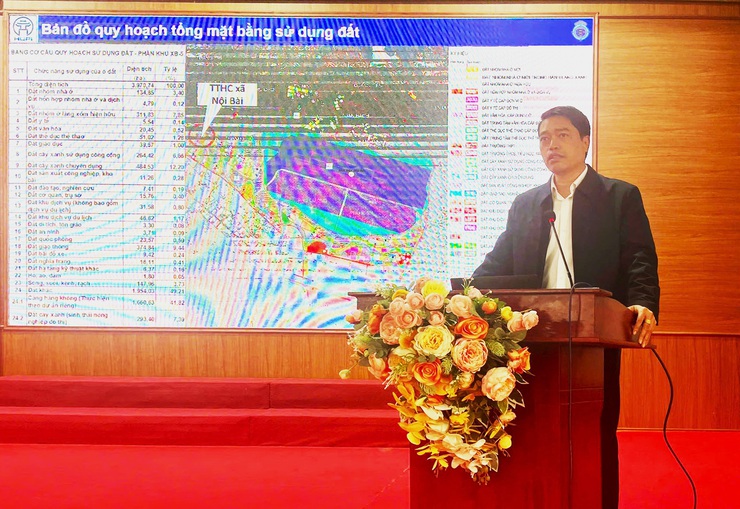 XÃ NỘI BÀI XIN Ý KIẾN QUY HOẠCH PHÂN KHU ĐÔ THỊ XB-5 TỶ LỆ 1/2.000 TRÊN ĐỊA BÀN XÃ- Ảnh 1.