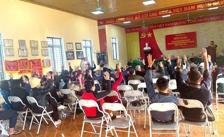 CÁC THÔN THUỘC XÃ NỘI BÀI TỔ CHỨC HỘI NGHỊ CỬ TRI GIỚI THIỆU NGƯỜI CỦA THÔN ỨNG CỬ ĐẠI BIỂU HĐND XÃ, NHIỆM KỲ 2026 – 2031- Ảnh 4.