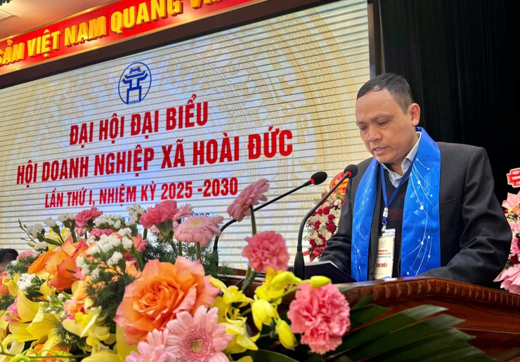 Đại hội đại biểu Hội doanh nghiệp xã Hoài Đức, lần thứ nhất, nhiệm kỳ 2025 – 2030- Ảnh 5.