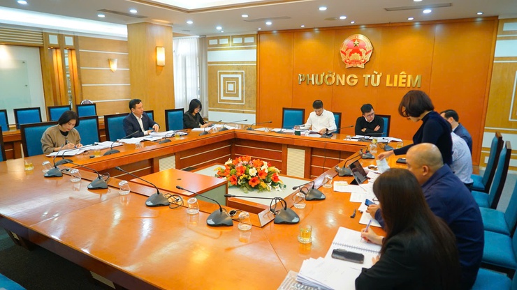 UBND phường Từ Liêm tổ chức họp giao ban tuần 2 năm 2026- Ảnh 1.