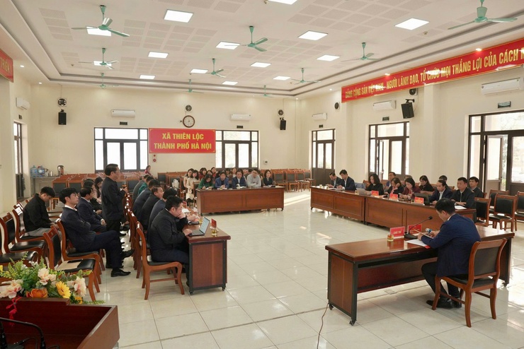 Hội nghị thảo luận, giới thiệu người đang công tác tại Đảng ủy ứng cử đại biểu HĐND xã Thiên Lộc khóa II,&nbsp;nhiệm kỳ 2026 – 2031- Ảnh 8.