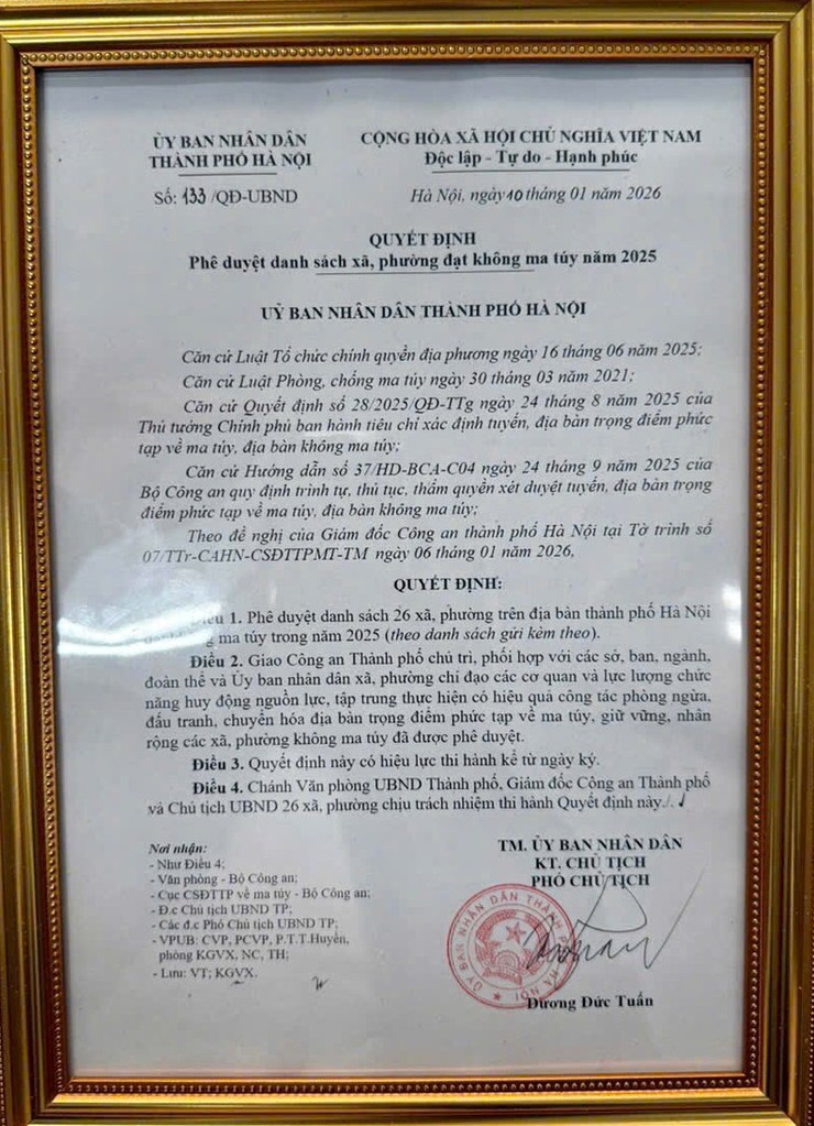 Xã Minh Châu nằm trong danh sách 26 xã, phường "không ma túy" của Hà Nội năm 2025- Ảnh 4.