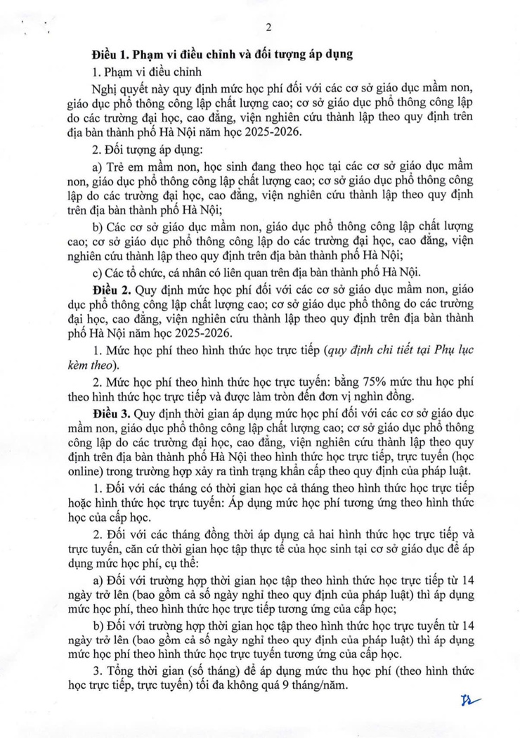 Nghị quyết số 58/2025/NQ-HĐND ngày 27/11/2025 của HĐND thành phố Hà Nội- Ảnh 2.