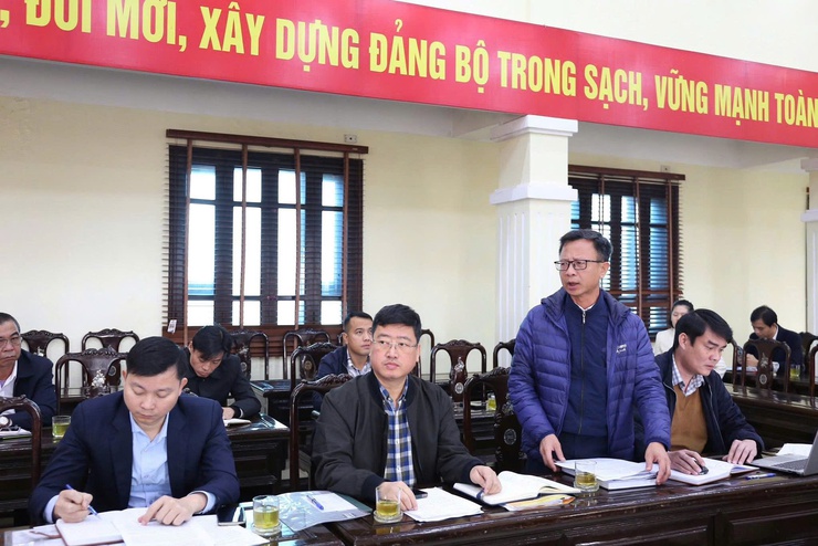 THƯỜNG TRỰC ĐẢNG ỦY XÃ SÓC SƠN LÀM VIỆC VỚI TRUNG TÂM DỊCH VỤ TỔNG HỢP XÃ.- Ảnh 5.