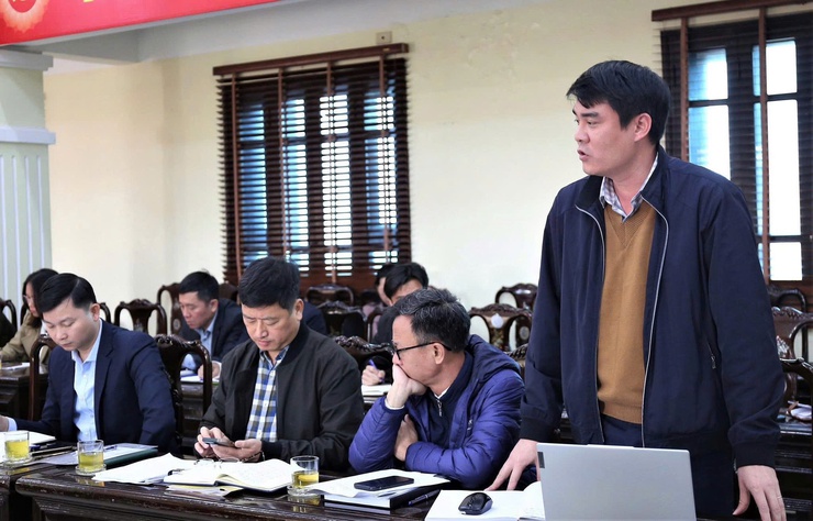 THƯỜNG TRỰC ĐẢNG ỦY XÃ SÓC SƠN LÀM VIỆC VỚI TRUNG TÂM DỊCH VỤ TỔNG HỢP XÃ.- Ảnh 6.