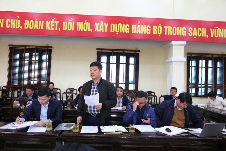 THƯỜNG TRỰC ĐẢNG ỦY XÃ SÓC SƠN LÀM VIỆC VỚI TRUNG TÂM DỊCH VỤ TỔNG HỢP XÃ.- Ảnh 8.