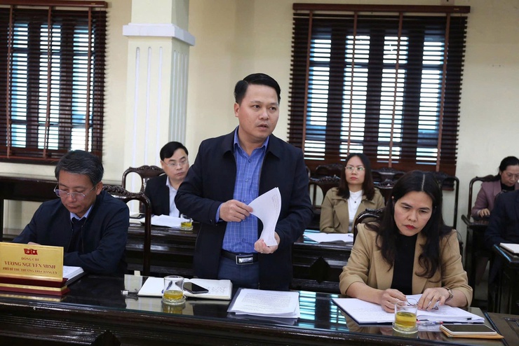 THƯỜNG TRỰC ĐẢNG ỦY XÃ SÓC SƠN LÀM VIỆC VỚI TRUNG TÂM DỊCH VỤ TỔNG HỢP XÃ.- Ảnh 2.