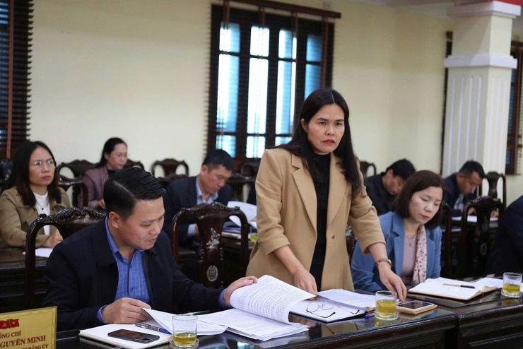 THƯỜNG TRỰC ĐẢNG ỦY XÃ SÓC SƠN LÀM VIỆC VỚI TRUNG TÂM DỊCH VỤ TỔNG HỢP XÃ.- Ảnh 3.