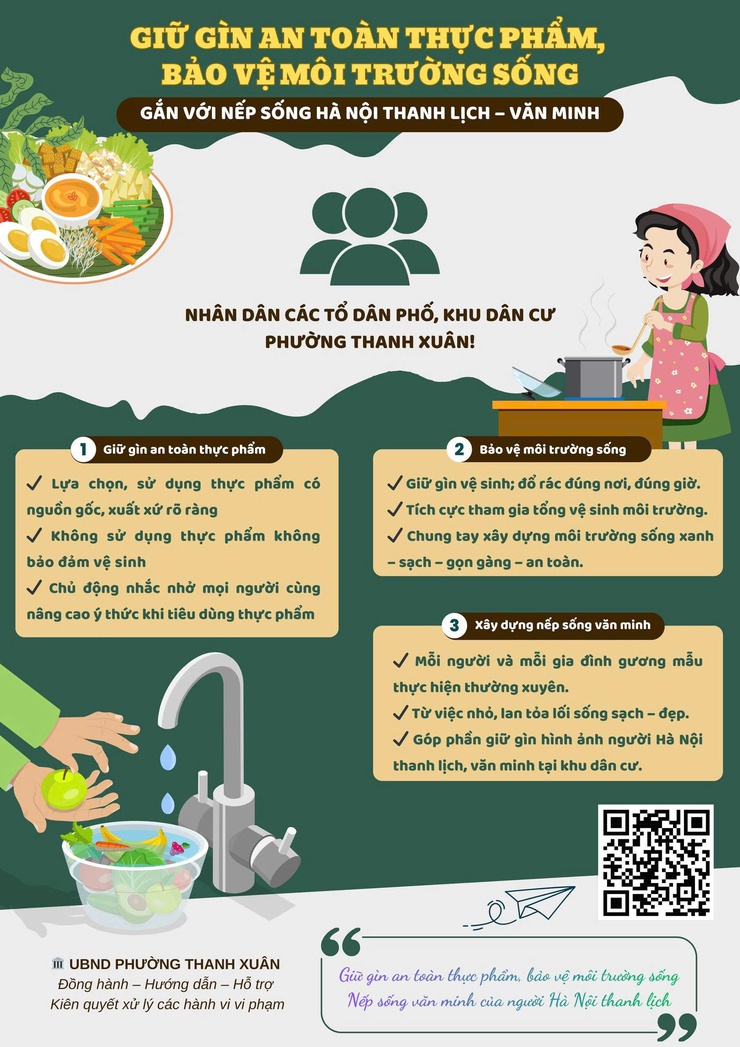 Giữ gìn an toàn thực phẩm, bảo vệ môi trường sống- Ảnh 1.
