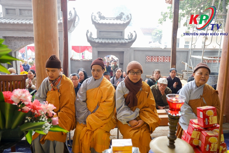 Trang nghiêm Lễ Thượng lương ngôi Tam Bảo chùa Thiên Long, xã Kiều Phú- Ảnh 9.