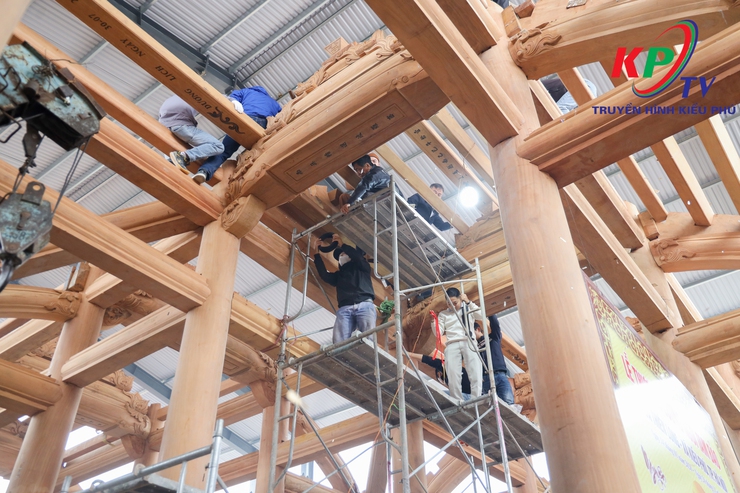 Trang nghiêm Lễ Thượng lương ngôi Tam Bảo chùa Thiên Long, xã Kiều Phú- Ảnh 13.