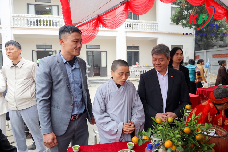 Trang nghiêm Lễ Thượng lương ngôi Tam Bảo chùa Thiên Long, xã Kiều Phú- Ảnh 3.