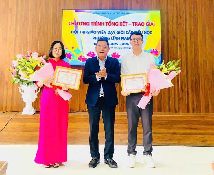 PHƯỜNG LĨNH NAM: TỔ CHỨC THÀNH CÔNG HỘI THI GIÁO VIÊN DẠY GIỎI CẤP TIỂU HỌC NĂM HỌC 2025 – 2026- Ảnh 2.