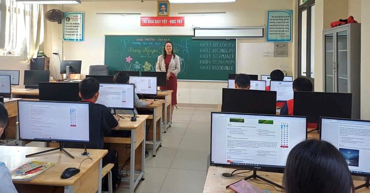 Trường Tiểu học Thúy Lĩnh tổ chức tốt Cuộc thi Trạng nguyên Tiếng Việt trên Internet vòng thi Hương, năm học 2025-2026- Ảnh 1.
