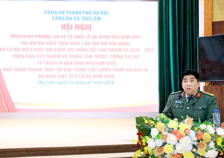 CÔNG AN XÃ THƯ LÂM TRIỂN KHAI PHƯƠNG ÁN VÀ TỔ CHỨC RA QUÂN BẢO ĐẢM ANTT PHỤC VỤ ĐẠI HỘI ĐẢNG, BẦU CỬ ĐẠI BIỂU QUỐC HỘI KHÓA 16 VÀ ĐẠI BIỂU HĐND CÁC CẤP VÀ TẾT NGUYÊN ĐÁN BÍNH NGỌ 2026.- Ảnh 12.