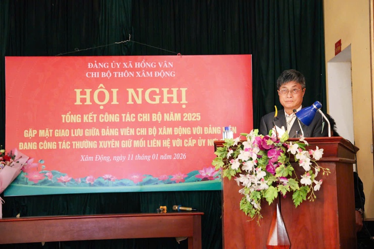 Chi bộ thôn Xâm Động tổng kết công tác chi bộ năm 2025, triển khai nhiệm vụ năm 2026- Ảnh 4.