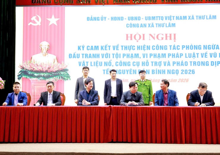 CÔNG AN XÃ THƯ LÂM TRIỂN KHAI PHƯƠNG ÁN VÀ TỔ CHỨC RA QUÂN BẢO ĐẢM ANTT PHỤC VỤ ĐẠI HỘI ĐẢNG, BẦU CỬ ĐẠI BIỂU QUỐC HỘI KHÓA 16 VÀ ĐẠI BIỂU HĐND CÁC CẤP VÀ TẾT NGUYÊN ĐÁN BÍNH NGỌ 2026.- Ảnh 17.