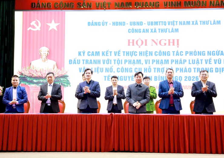 CÔNG AN XÃ THƯ LÂM TRIỂN KHAI PHƯƠNG ÁN VÀ TỔ CHỨC RA QUÂN BẢO ĐẢM ANTT PHỤC VỤ ĐẠI HỘI ĐẢNG, BẦU CỬ ĐẠI BIỂU QUỐC HỘI KHÓA 16 VÀ ĐẠI BIỂU HĐND CÁC CẤP VÀ TẾT NGUYÊN ĐÁN BÍNH NGỌ 2026.- Ảnh 18.