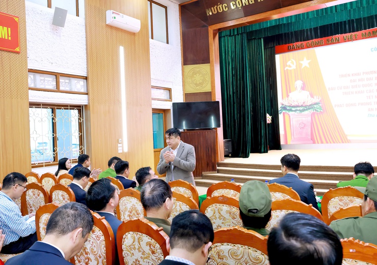 CÔNG AN XÃ THƯ LÂM TRIỂN KHAI PHƯƠNG ÁN VÀ TỔ CHỨC RA QUÂN BẢO ĐẢM ANTT PHỤC VỤ ĐẠI HỘI ĐẢNG, BẦU CỬ ĐẠI BIỂU QUỐC HỘI KHÓA 16 VÀ ĐẠI BIỂU HĐND CÁC CẤP VÀ TẾT NGUYÊN ĐÁN BÍNH NGỌ 2026.- Ảnh 2.