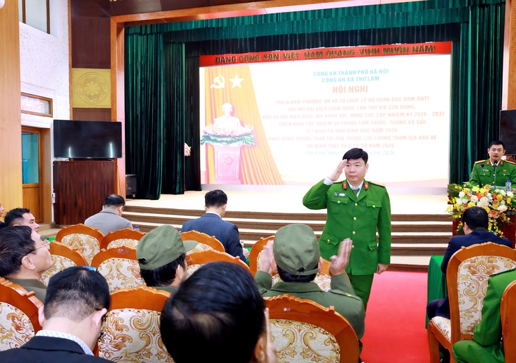 CÔNG AN XÃ THƯ LÂM TRIỂN KHAI PHƯƠNG ÁN VÀ TỔ CHỨC RA QUÂN BẢO ĐẢM ANTT PHỤC VỤ ĐẠI HỘI ĐẢNG, BẦU CỬ ĐẠI BIỂU QUỐC HỘI KHÓA 16 VÀ ĐẠI BIỂU HĐND CÁC CẤP VÀ TẾT NGUYÊN ĐÁN BÍNH NGỌ 2026.- Ảnh 4.
