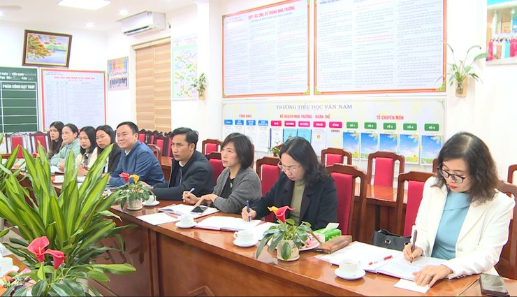 Đảng uỷ xã Phúc Lộc giám sát việc thực hiện các chính sách giáo dục tại các trường tiểu học trên địa bàn- Ảnh 3.