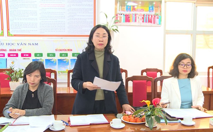 Đảng uỷ xã Phúc Lộc giám sát việc thực hiện các chính sách giáo dục tại các trường tiểu học trên địa bàn- Ảnh 4.