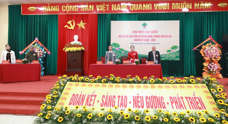 Đại hội đại biểu Hội Người cao tuổi xã Minh Châu, nhiệm kỳ 2026 – 2031: tiếp tục lan tỏa tinh thần "Tuổi cao, gương sáng"- Ảnh 1.